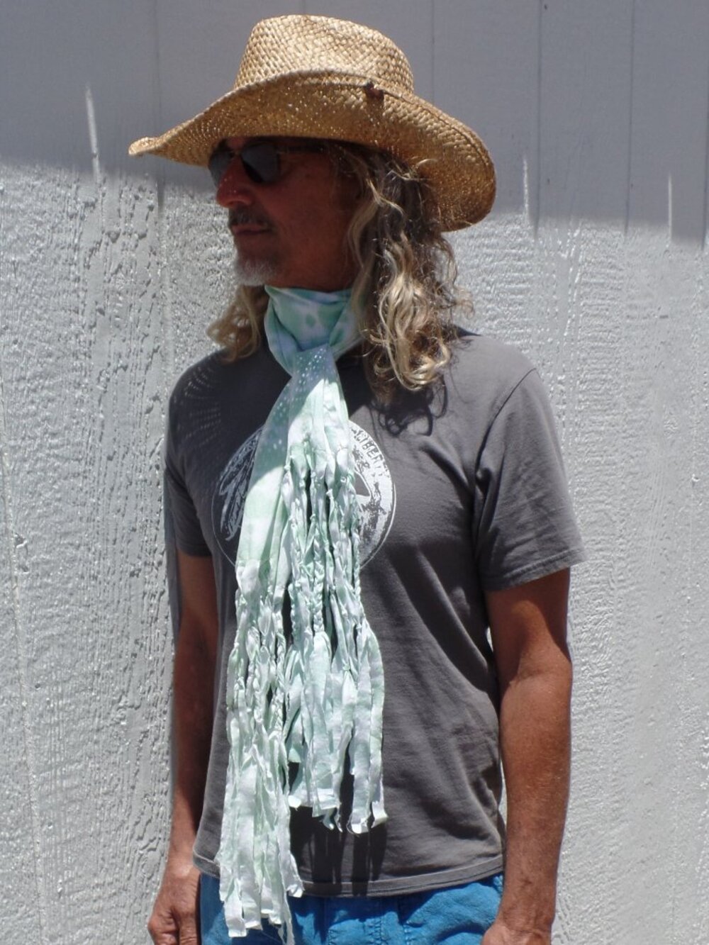 Hand Crafted SWAG Scarf COOL BREEZE KNOTTED  BRAIDED